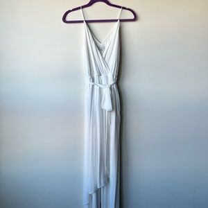 White Halston Jumpsuit